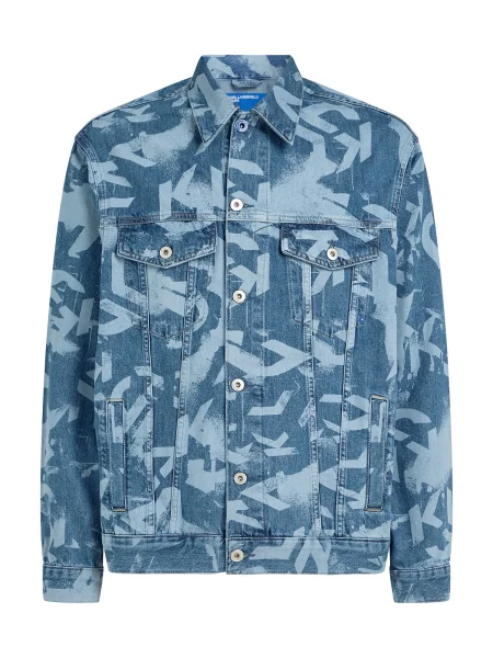 KARL LAGERFELD JEANS Geacă de primăvară-toamnă denim / deschis albastru