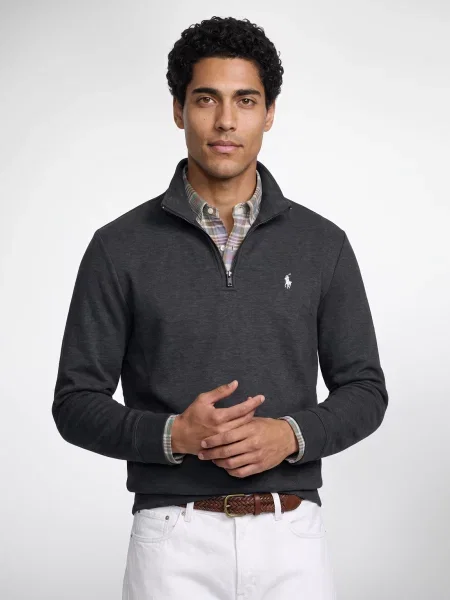 Polo Ralph Lauren Mikina melírovaná / biela sivá