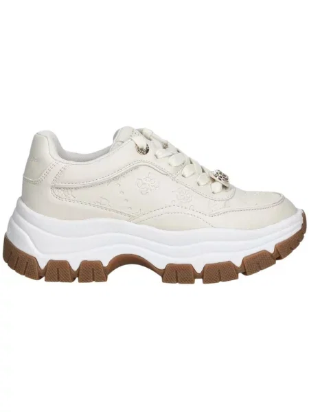 Sneakersy Guess FLFBRT Écru bílé