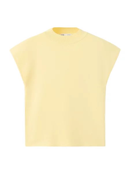 MANGO Pulover DUMIN pastel galben