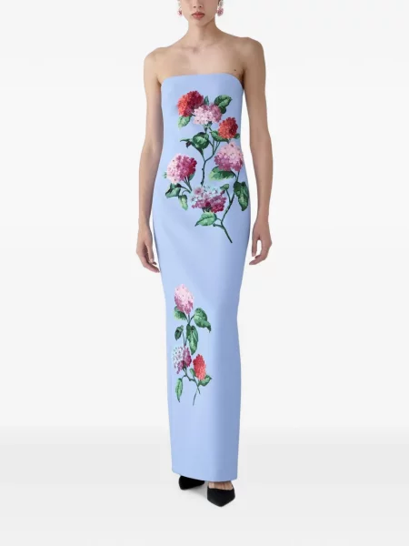 Rochie maxi Carolina Herrera albastru