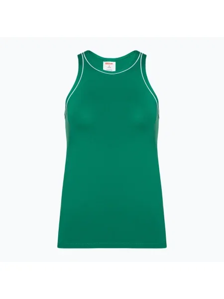 Női póló Wilson Team Tank courtside green. Méret: L zöld