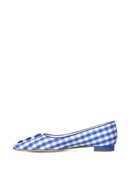 Pantofi cu toc Manolo Blahnik cu imagine albastru