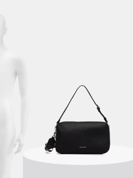 Calvin Klein keresztpántos táska női fekete