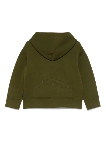 Bluza z kapturem dziecięca Palm Angels zielona