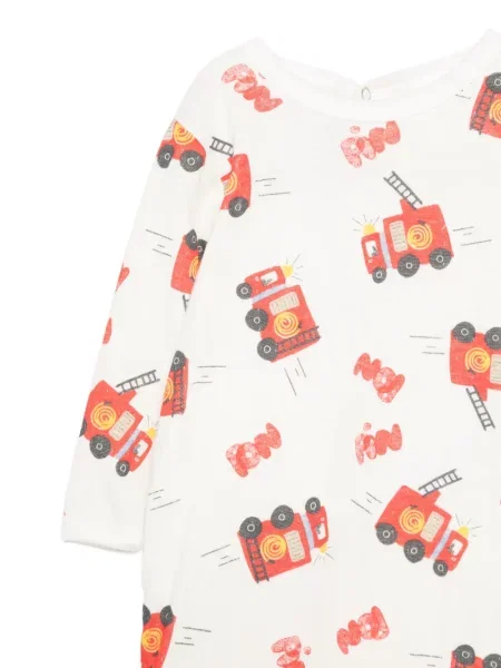 Piżama dziecięca Petit Bateau biała