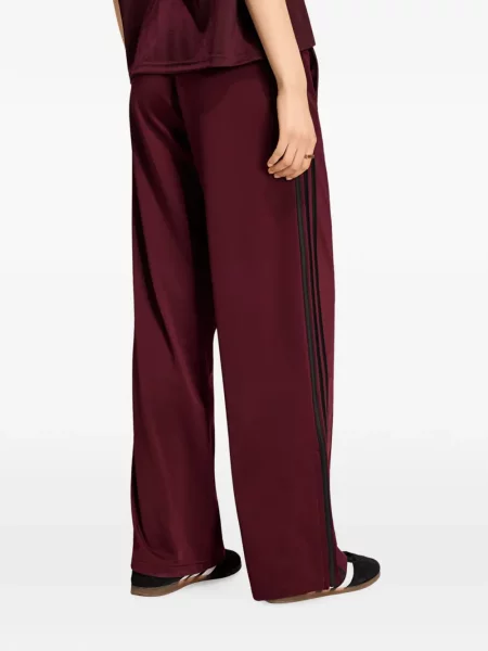Pantaloni Adidas alergare roșu