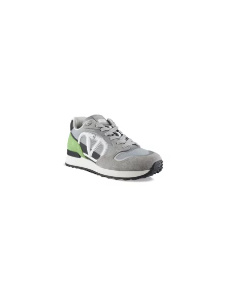 Sneakersy Valentino Garavani skórzane szare