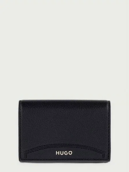 HUGO portofel pentru femei cu imitație de piele Lucya_SM Wallet negru