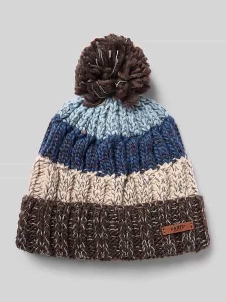 Czapka z pomponem model WILHELM BEANIE' Barts szara