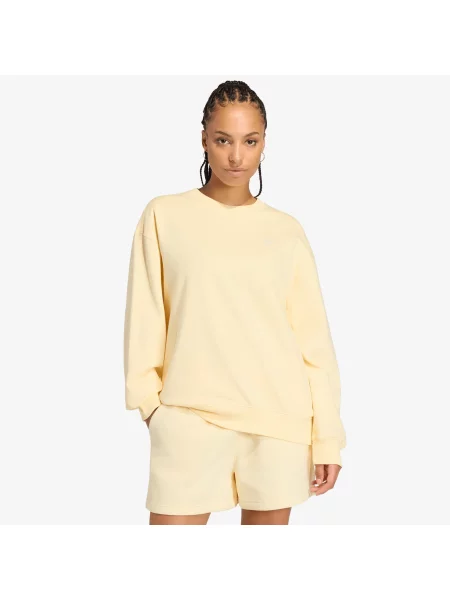 Суитшърт adidas Essentials Crew Long French Terry Sweatshirt Warm Vanilla XL