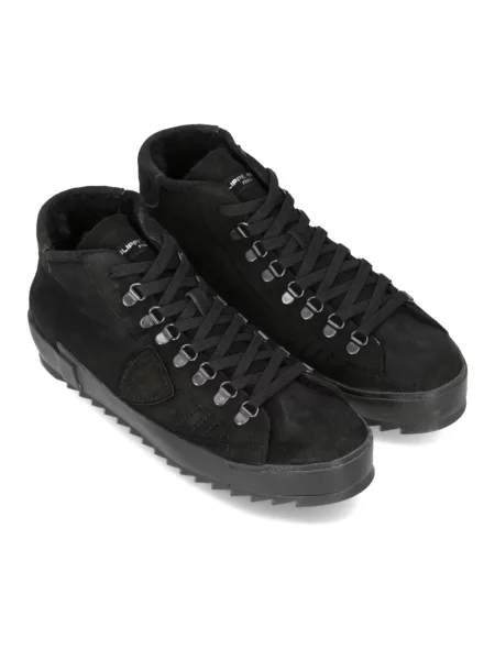 Buty do tenisa Philippe Model zamszowe do tenisa czarne