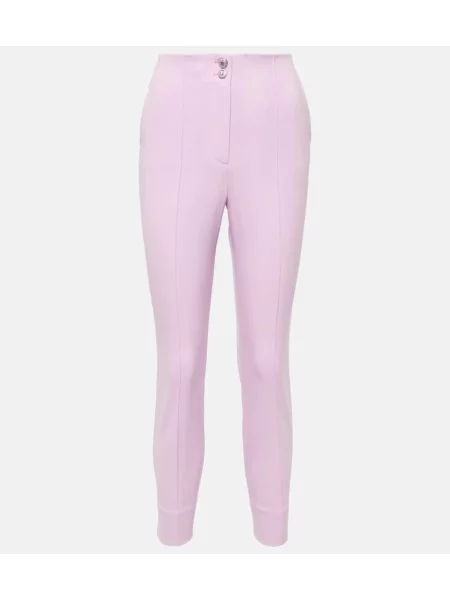 Cropp pantaloni Veronica Beard cu talie înaltă violet