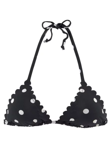 LASCANA Sutien costum de baie negru alb