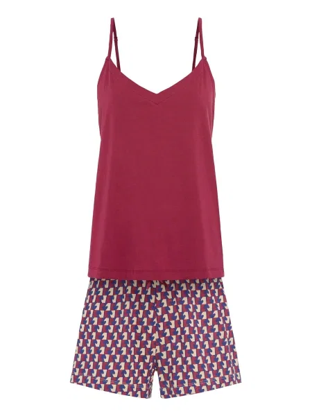 LSCN by LASCANA Pižama svetlo / mornarska / jagoda bež