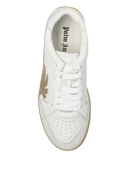 Bőr sneaker Palm Angels fehér