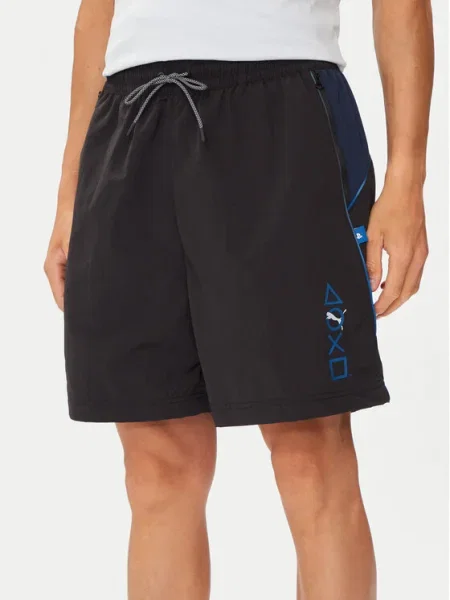 Puma Pantaloni scurți sport PLAYSTATION negru