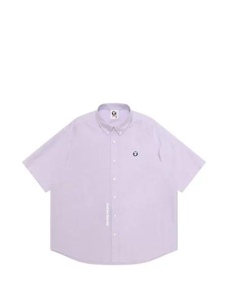 Cămașă Aape By A Bathing Ape cu autograf violet