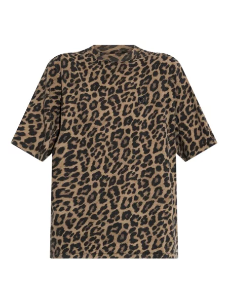 Tricou Anine Bing cu imagine cu model leopard negru