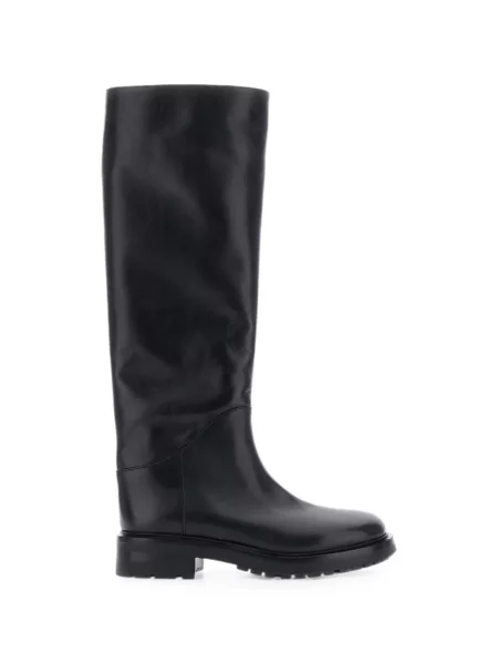 Cizme Strategia Shoes din piele negru
