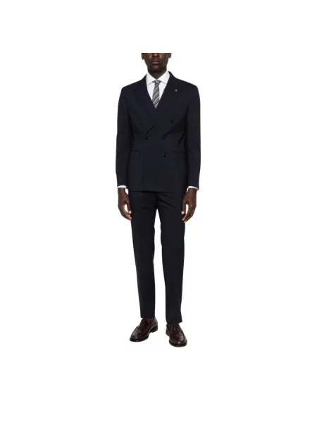 Garnitur Manuel Ritz wełniany dwurzędowy niebieski