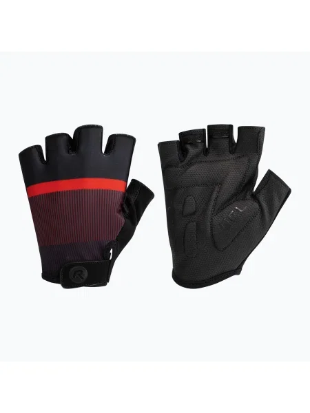 Mănuși de ciclism pentru bărbați Rogelli Hero II black/red/bordeaux negru