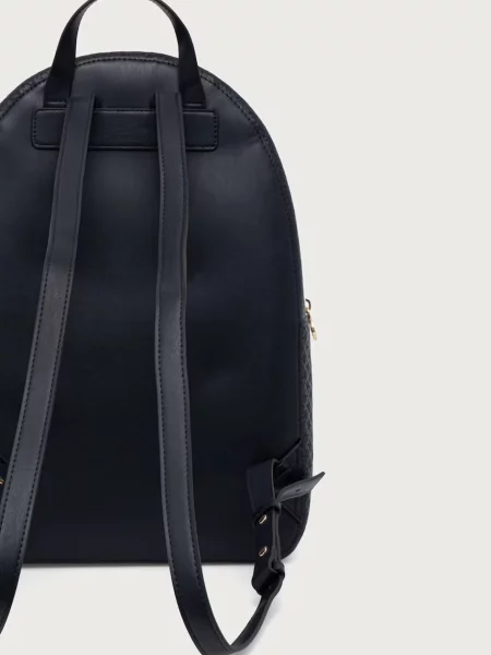 Tommy Hilfiger plecak z imitacji skóry granatowy