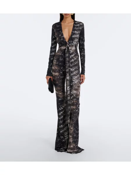 Salopetă Roberto Cavalli cu imagine bej