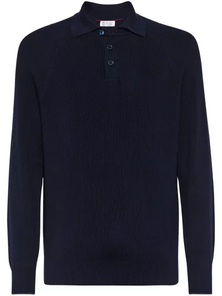 Polo Brunello Cucinelli albastru