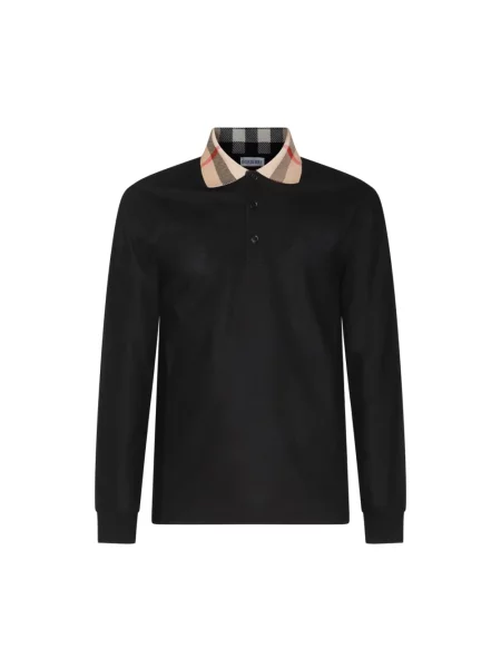 Koszulka polo Burberry czarna