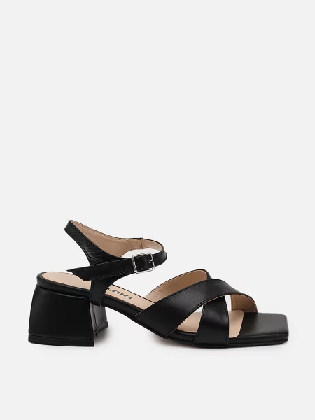 Шкіряні Босоніжки YUKI чорний