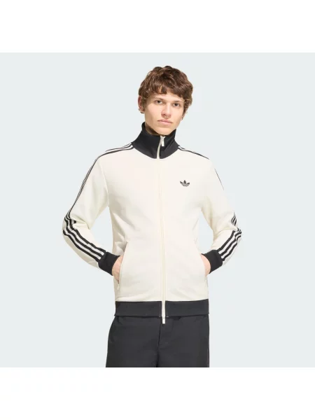 Klasická bunda Adidas bílá