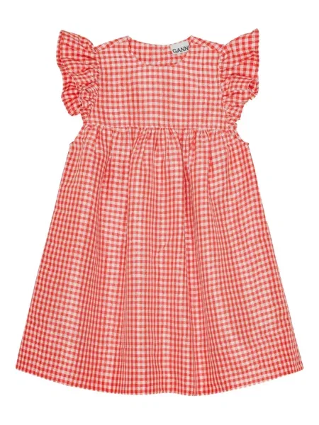Rochie Ganni cu imagine de costum roșu