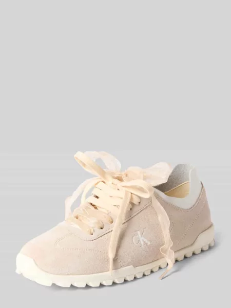 Sneakersy Calvin Klein beżowe