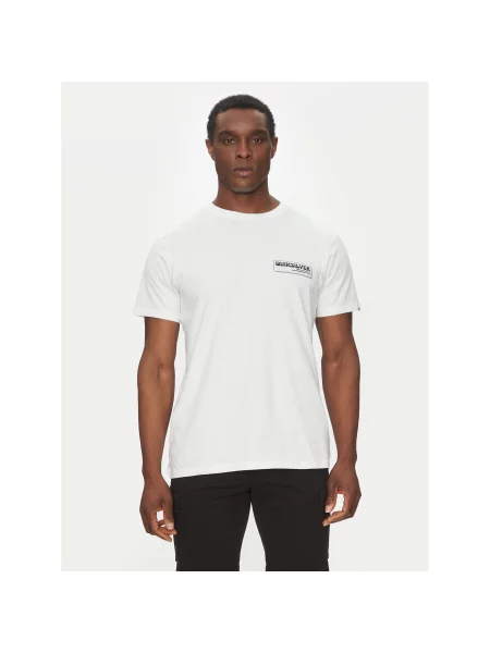 Quiksilver Majica Regular Fit bela