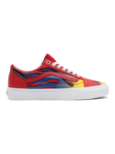 Sneakersy Vans Old Skool z nadrukiem niebieskie