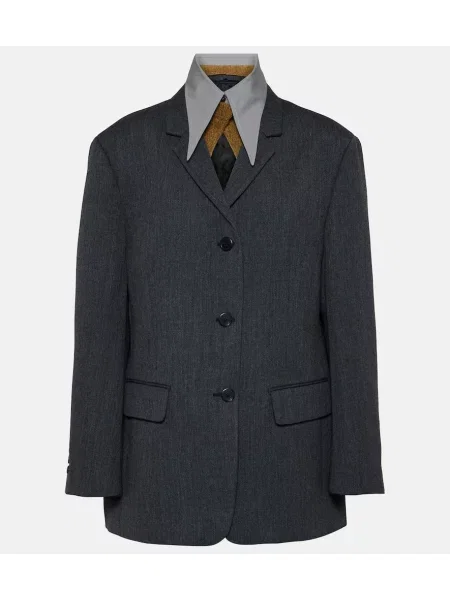 Sacou Prada de lână gri