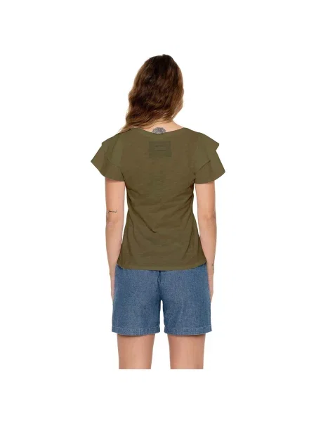 Scurt tricou Leone 1947 cu mâneci scurte verde