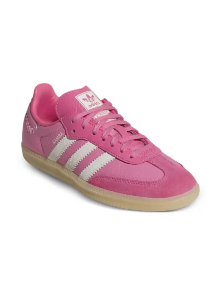 Сатенени маратонки Adidas Samba бяло