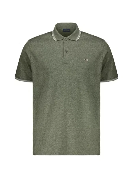 Scurt tricou polo Paul & Shark verde