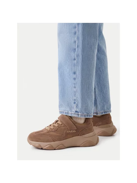 Sneakers Guess închis bej