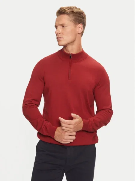 Boss Pulover Ebenji roșu