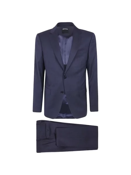Costum Zegna de lână albastru