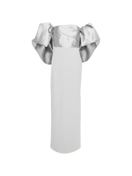 Rochie maxi Solace London drapată gri