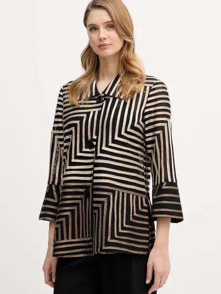 Joseph Ribkoff cămașă cu guler clasic regular negru