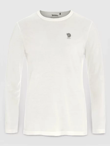 T-shirt Fjallraven High Coast LS W biała