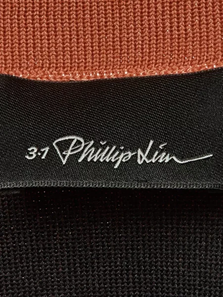 Tricou 3.1 Phillip Lim tricotate maro