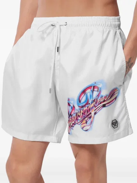 Fürdőruha Philipp Plein fehér
