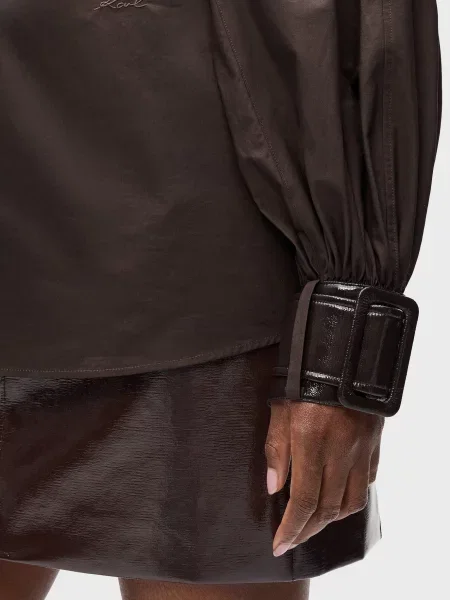 Блуза Karl Lagerfeld коричнева