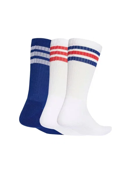 Șosete Adidas cu dungi albastru